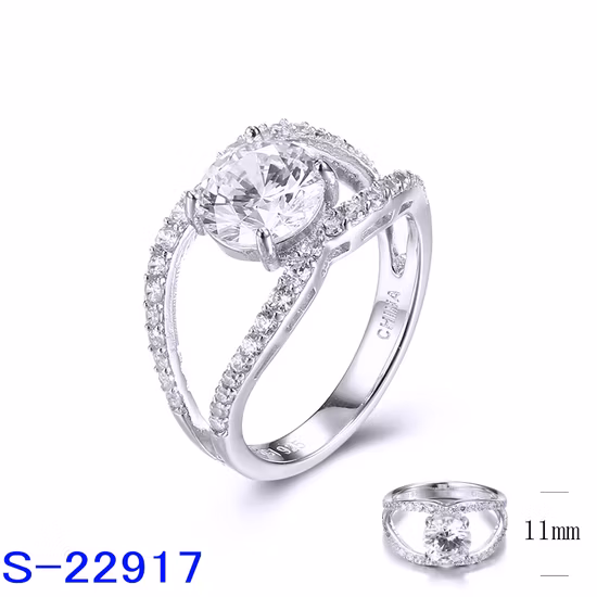 Pear Shaped 925 Silver CZ Vintage Engagement Rings for Women