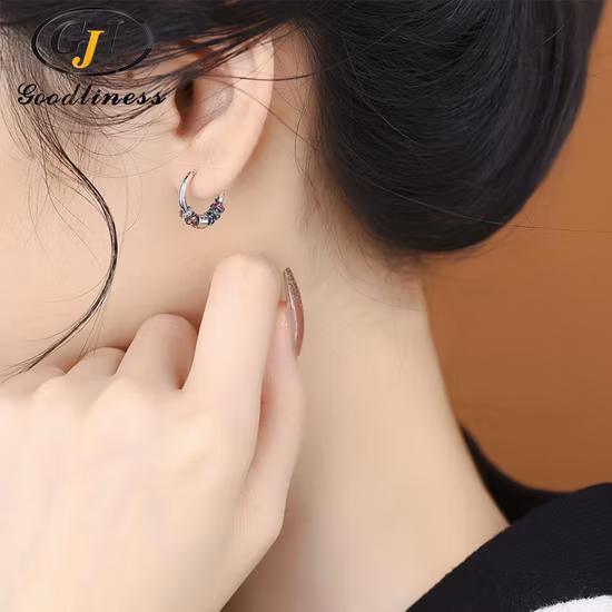 Silver 925 Original 3-Carat Cut Diamond Moissanite Lotus Ring for Women