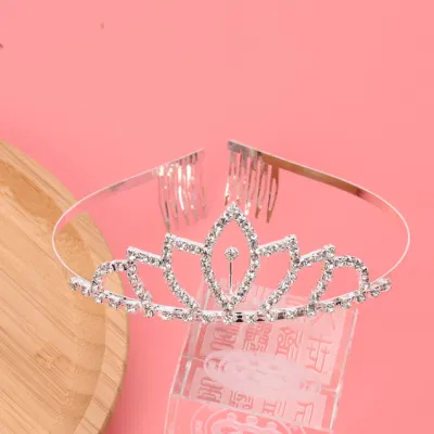 Strass diamante princesa tiara coroa casamento diário moda faixa de cabelo